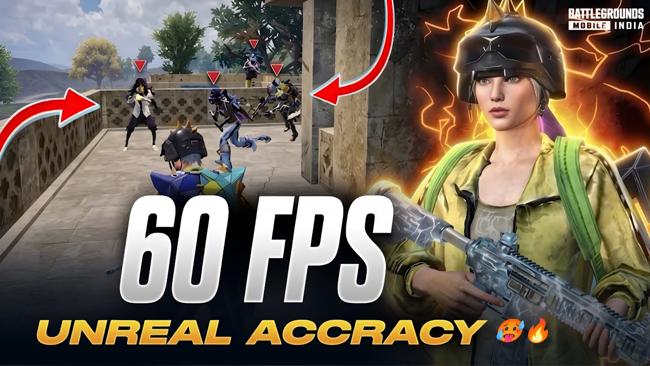 60 FPS Unreal Accuracy Gameplay 💀|| Fastest 60 FPS Clutches Ever 🔥|| BGMI~PUBG !! 