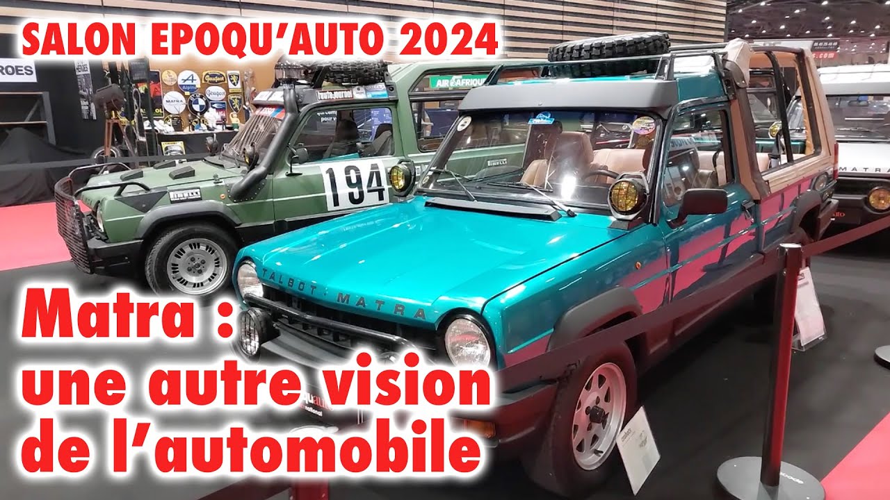 Epoqu'Auto Lyon 2024 Matra une autre vision de l'automobile