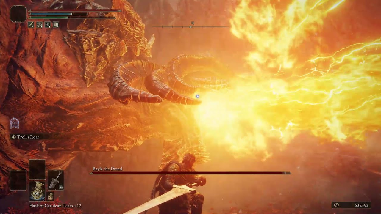 Elden Ring - Bayle The Dread NG+ (No Damage) Troll's Roar