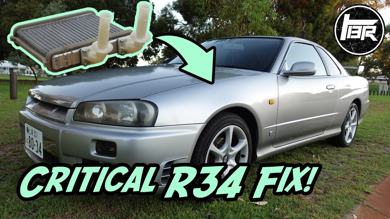 Heater Core Replacement on an R34 Nissan Skyline (Without removing the dash!)