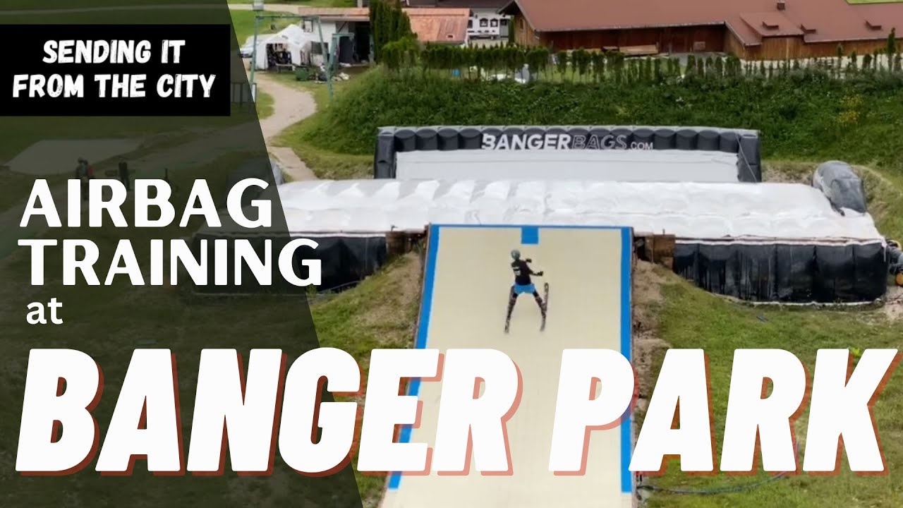 My first time at BANGER PARK | Offseason training for freestyle skiing | Part 1