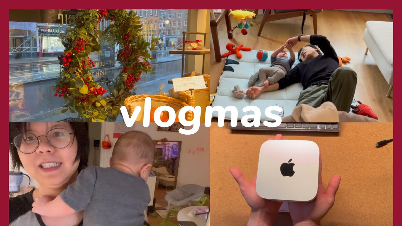 vlogmas3 macmini开箱，不是买得起就能当数码博主 🇳🇱一家三口生活记录