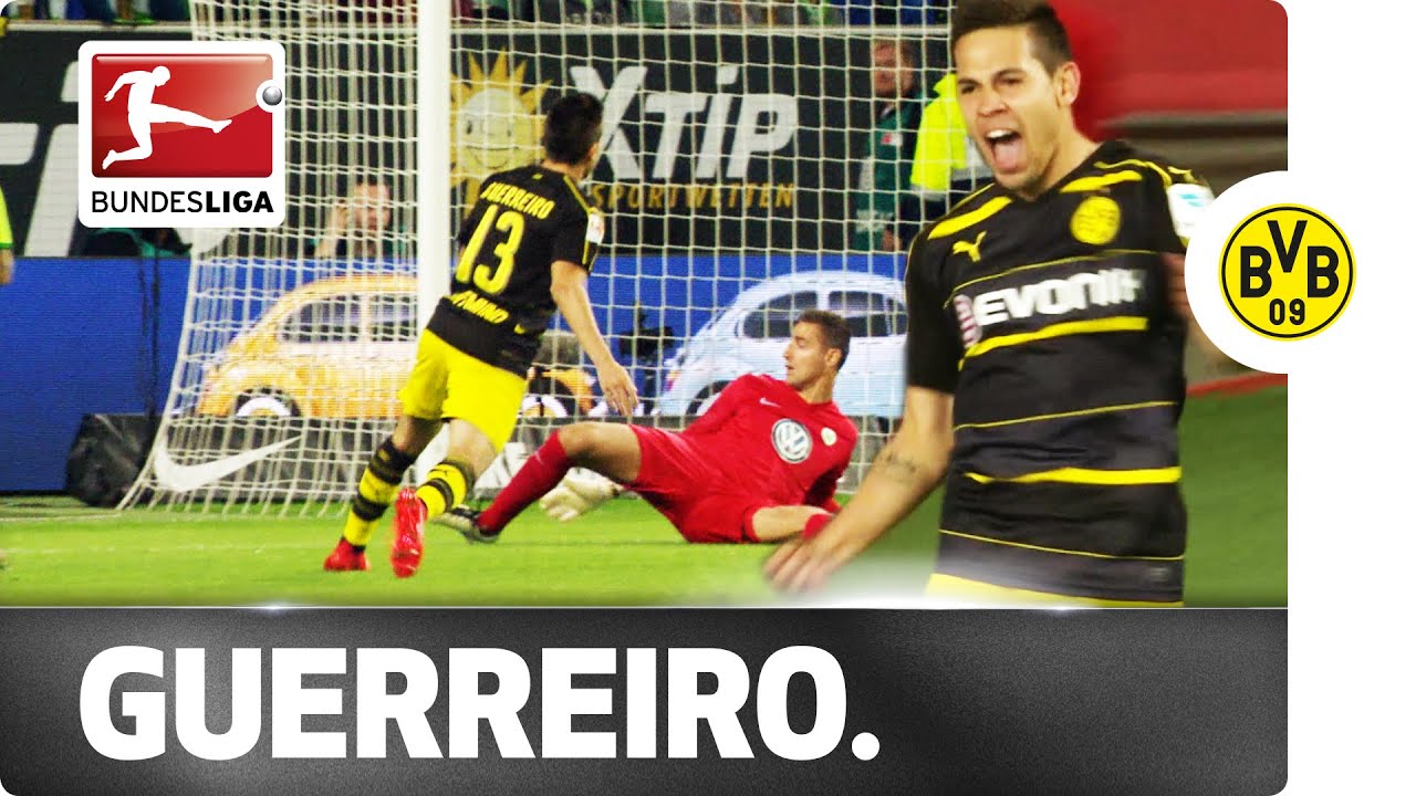 Dortmund&rsquo;s Raphael Guerreiro Celebrates Maiden Goal