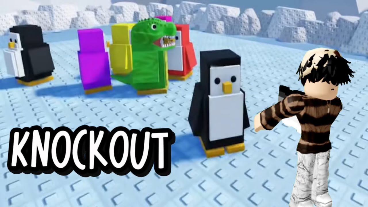 Playing KNOCKOUT In ROBLOX!