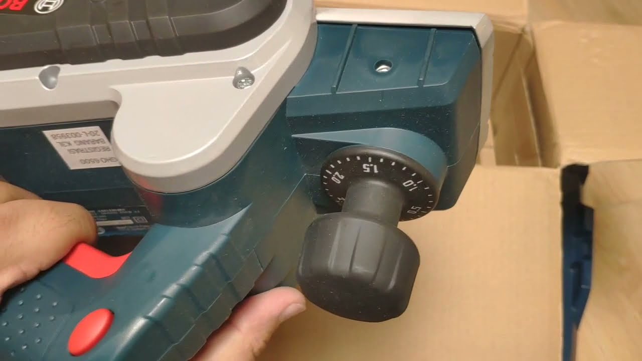 Bosch GHO 6500 Planer Unboxing
