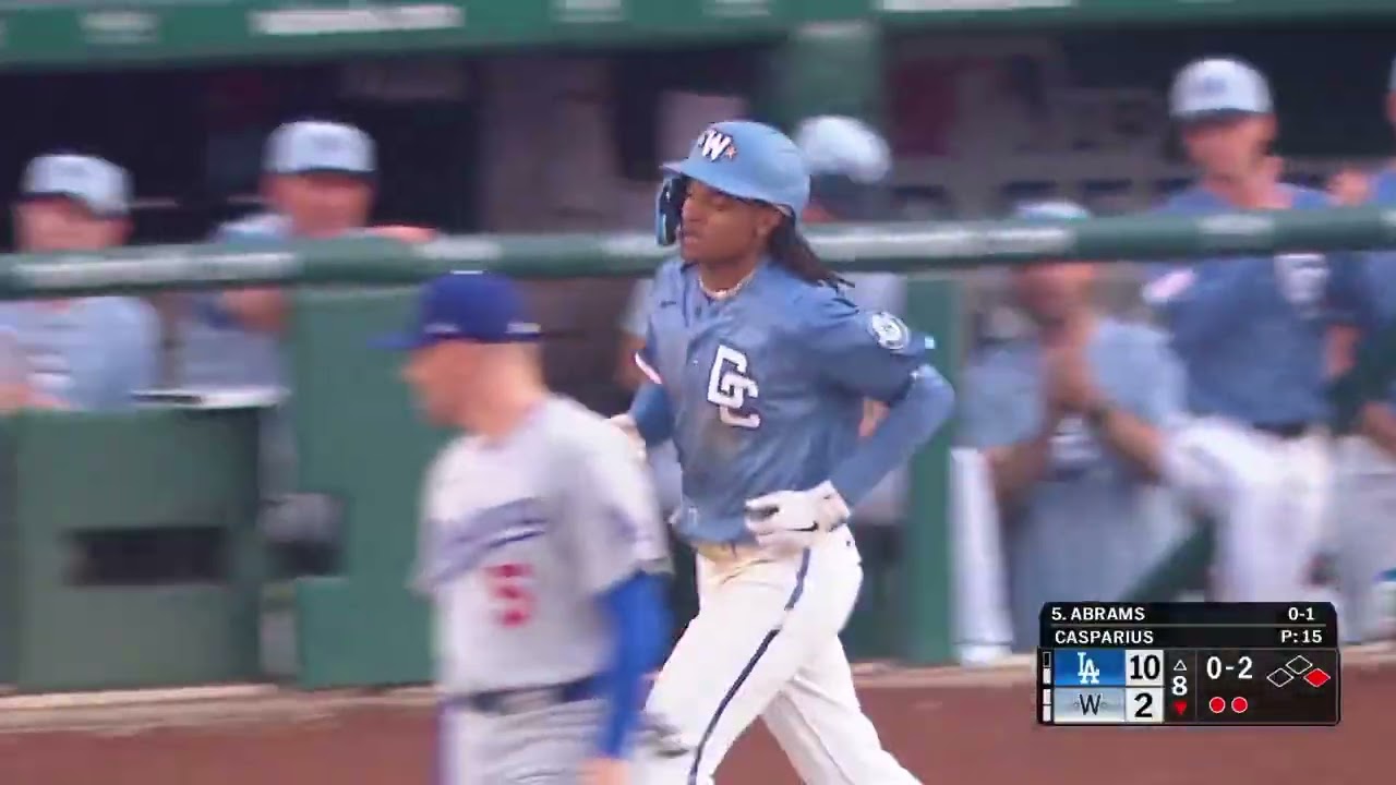 CJ Abrams' 3rd homer of the 2026 season is a 2-run shot