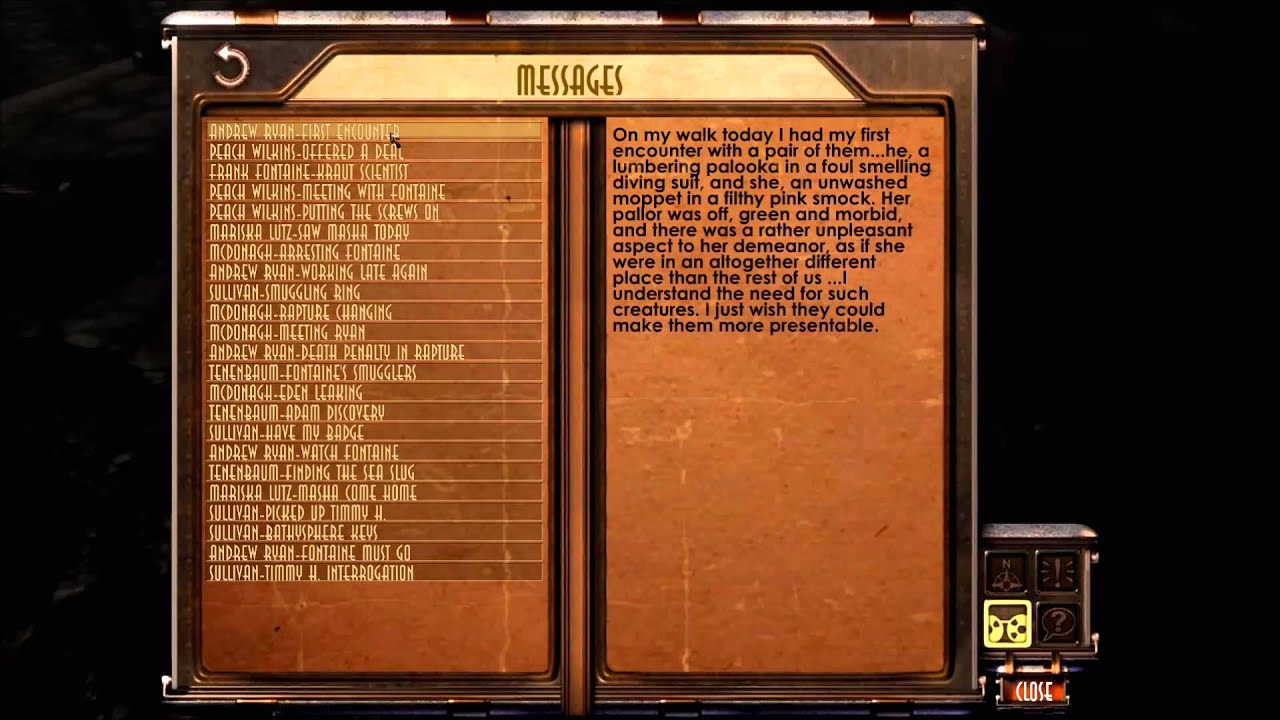 BioShock Audio Diaries: 61 - 70 (Farmer's Market & Fort Frolic)