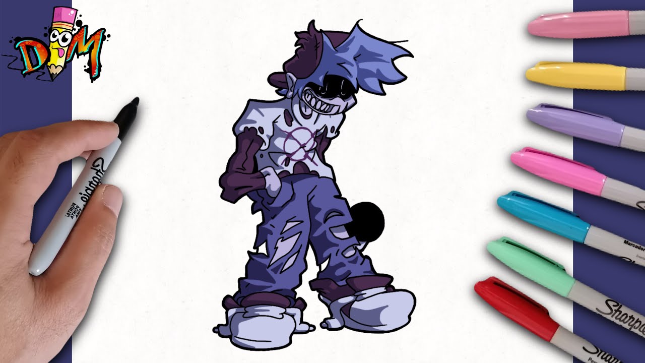 COMO DESENHAR SILLY BILLY do FRIDAY NIGHT FUNKIN | PASSO A PASSO | how to draw silly billy fnf