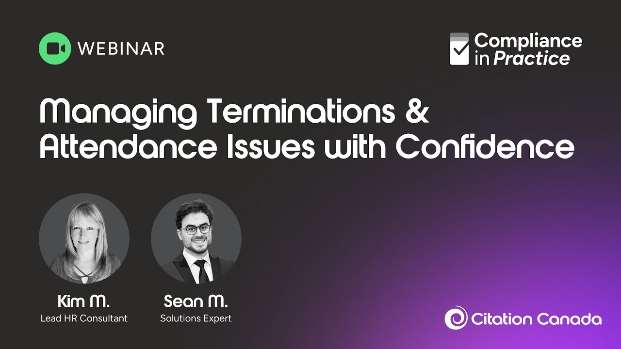 Managing Terminations and Attendance Issues with Confidence | Compliance in Practice