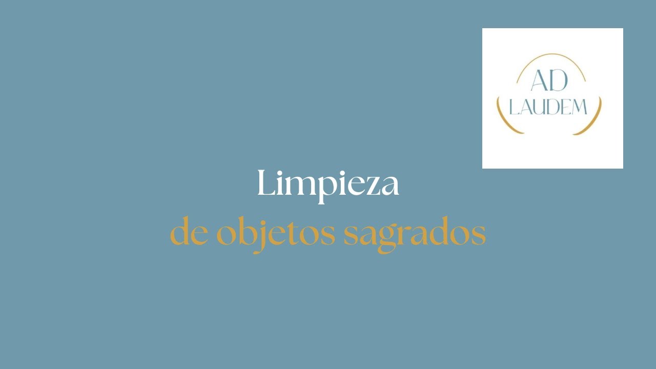 Limpieza de objetos sagrados