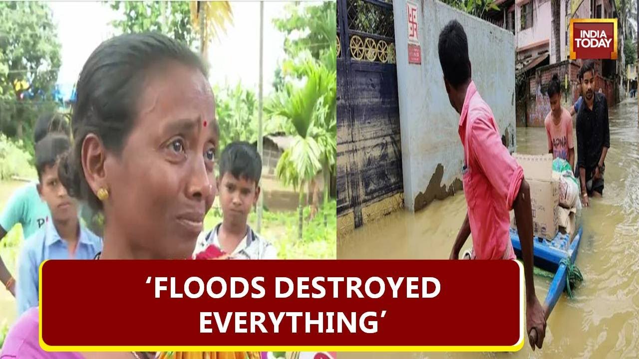 Assam Flood Fury: Slight improvement but 21 lakh people still affected, Death toll touches 134