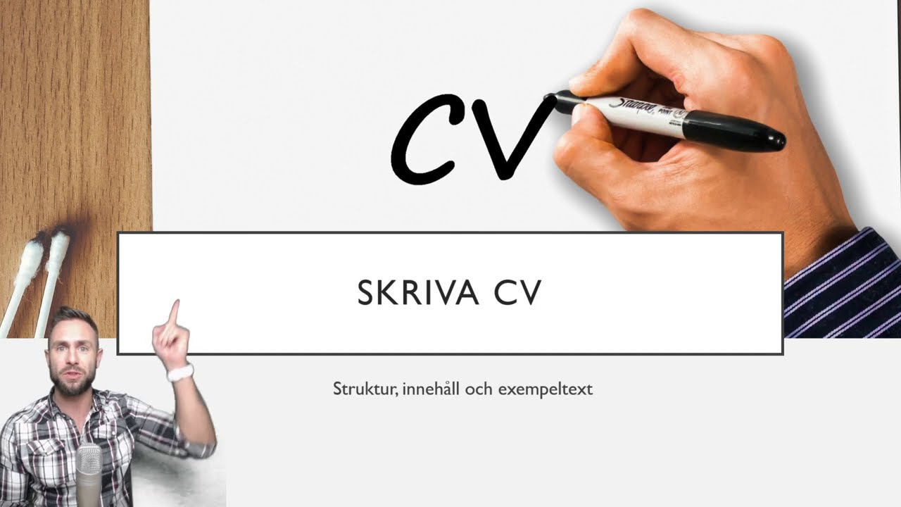 Lär dig skriva på svenska - Skriva CV