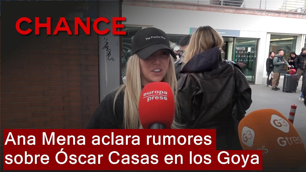 Ana Mena zanja los rumores tras la ausencia de Óscar Casas en los Goya