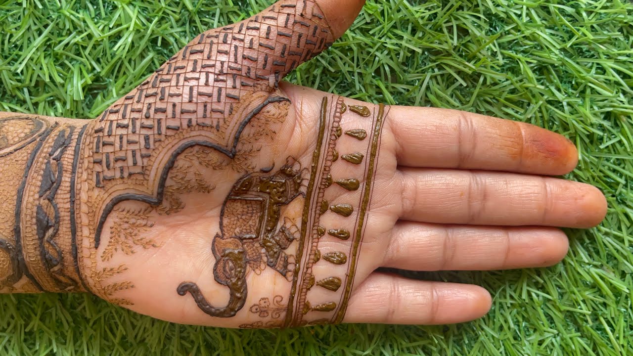 Elephant 🐘 Mehndi Design ||Bridal element Mehndi design ||Mehandi Artist kashish 