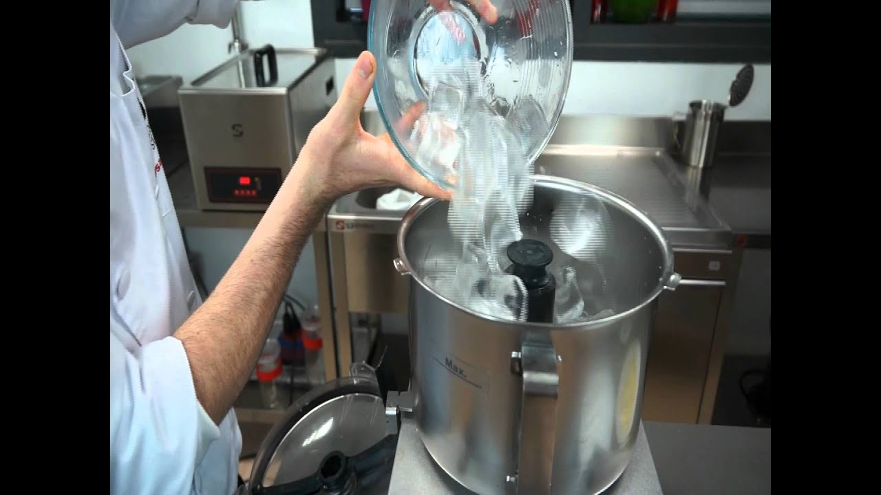 Use of Sammic CK cutter with toothed blades