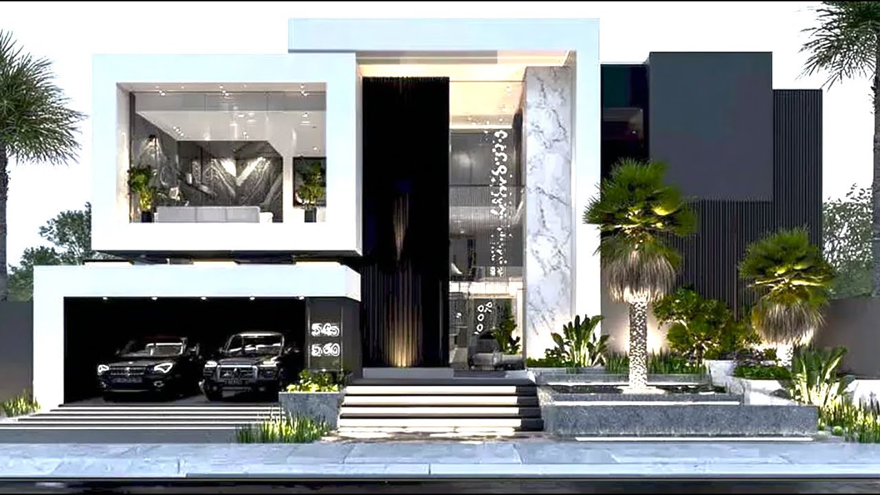 Tour This Stunning Ultra-Modern Mansion With Luxury Cars, Clean Architecture, and Billionaire Style