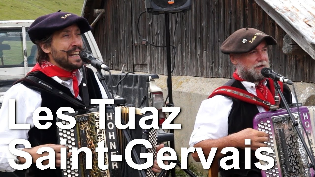Les Tuaz Accordéon Inauguration des alpages La Pierre du déjeuner et de Joux Saint-Gervais