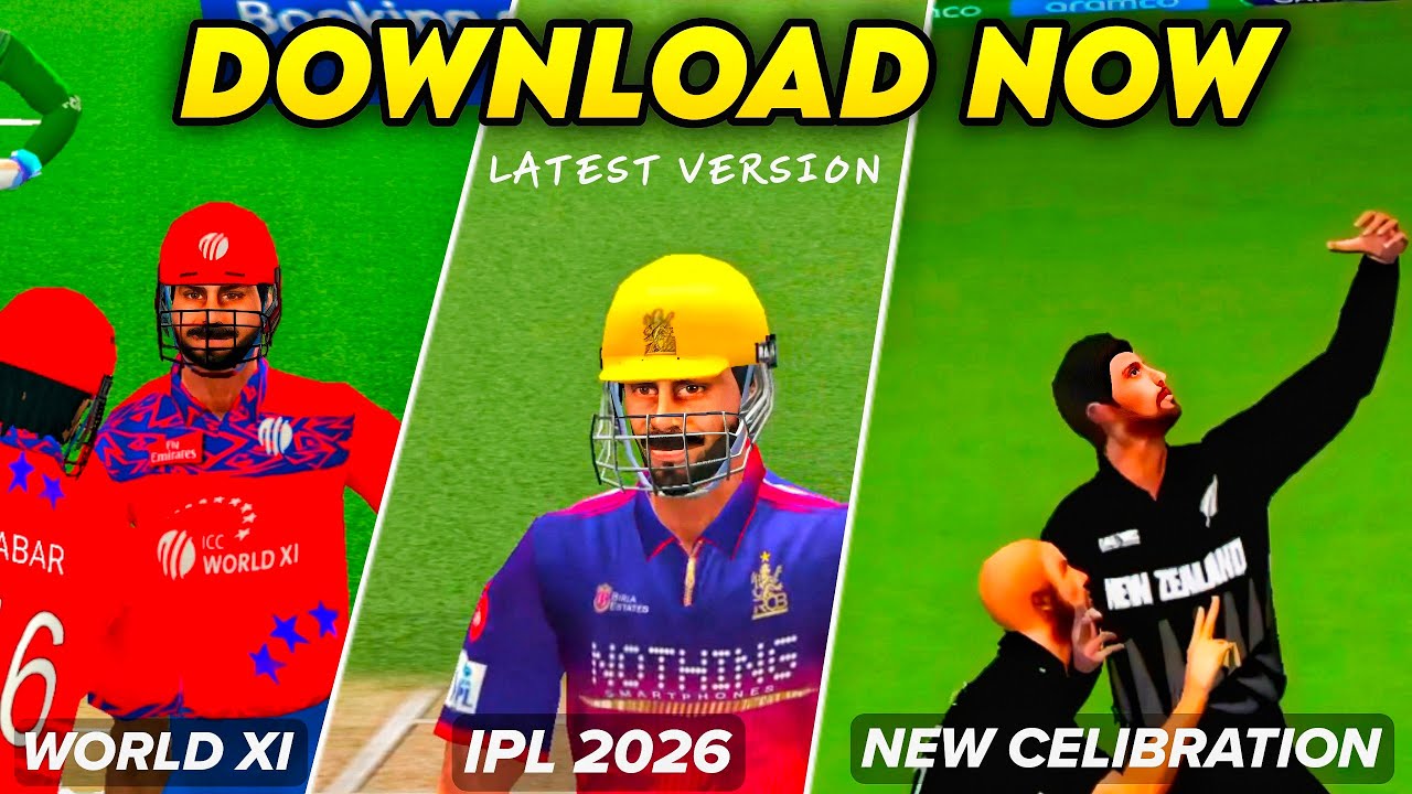 Download | Game Changer 5 New Update | Latest Jerseys & Stadiums