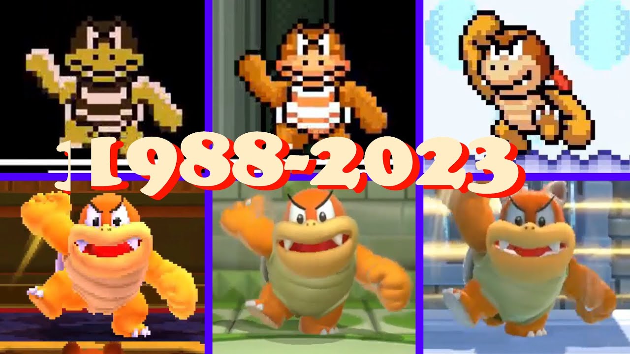 Evolution of Boom Boom Battles in Super Mario Series (1988-2023)
