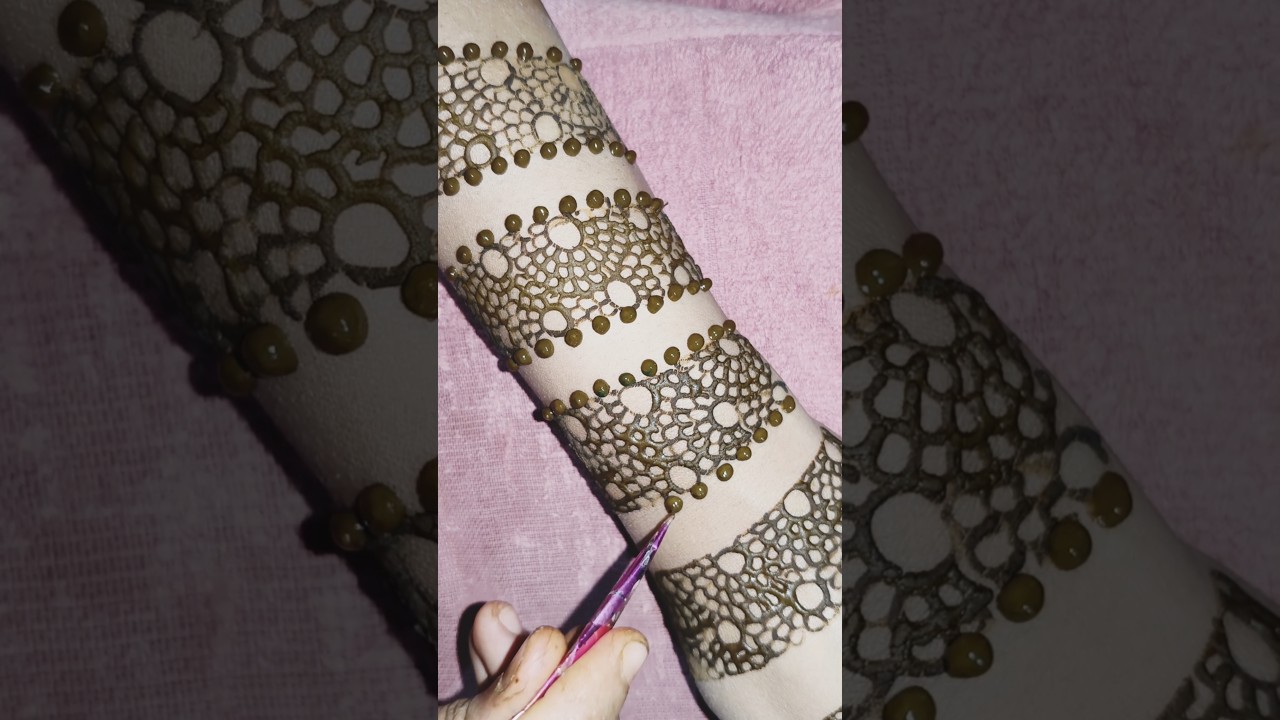 new Simplest Amazing Cello Tape Mehndi Design Trick | Easy Mehndi Design Using Tape for Beginners