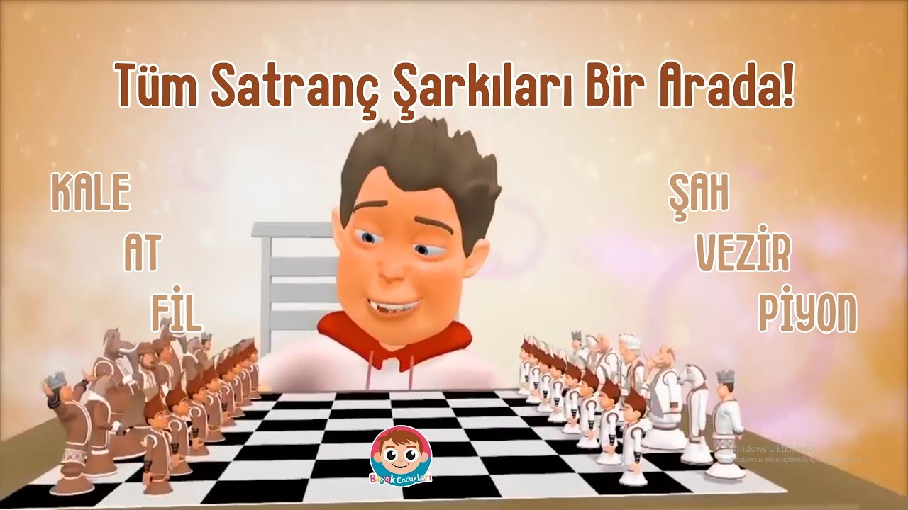 Tüm Satranç Şarkıları Bir Arada! | Satranç Öğreniyorum | Eğlenceli Çocuk Şarkıları