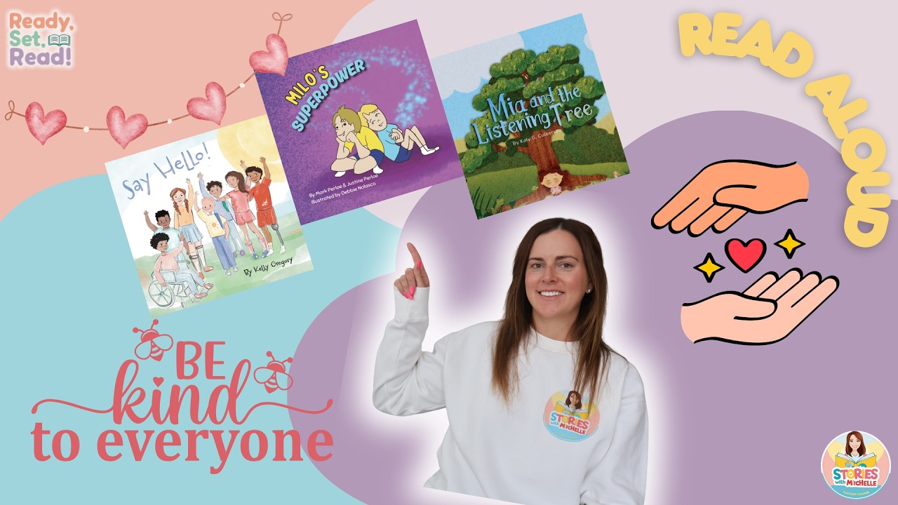Kind Hearts & Open Minds | Stories About Kindness & Acceptance | Read Aloud | Stories with Michelle
