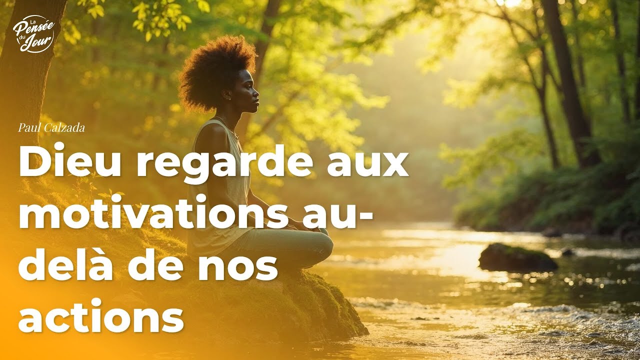 Dieu regarde aux motivations au-delà de nos actions