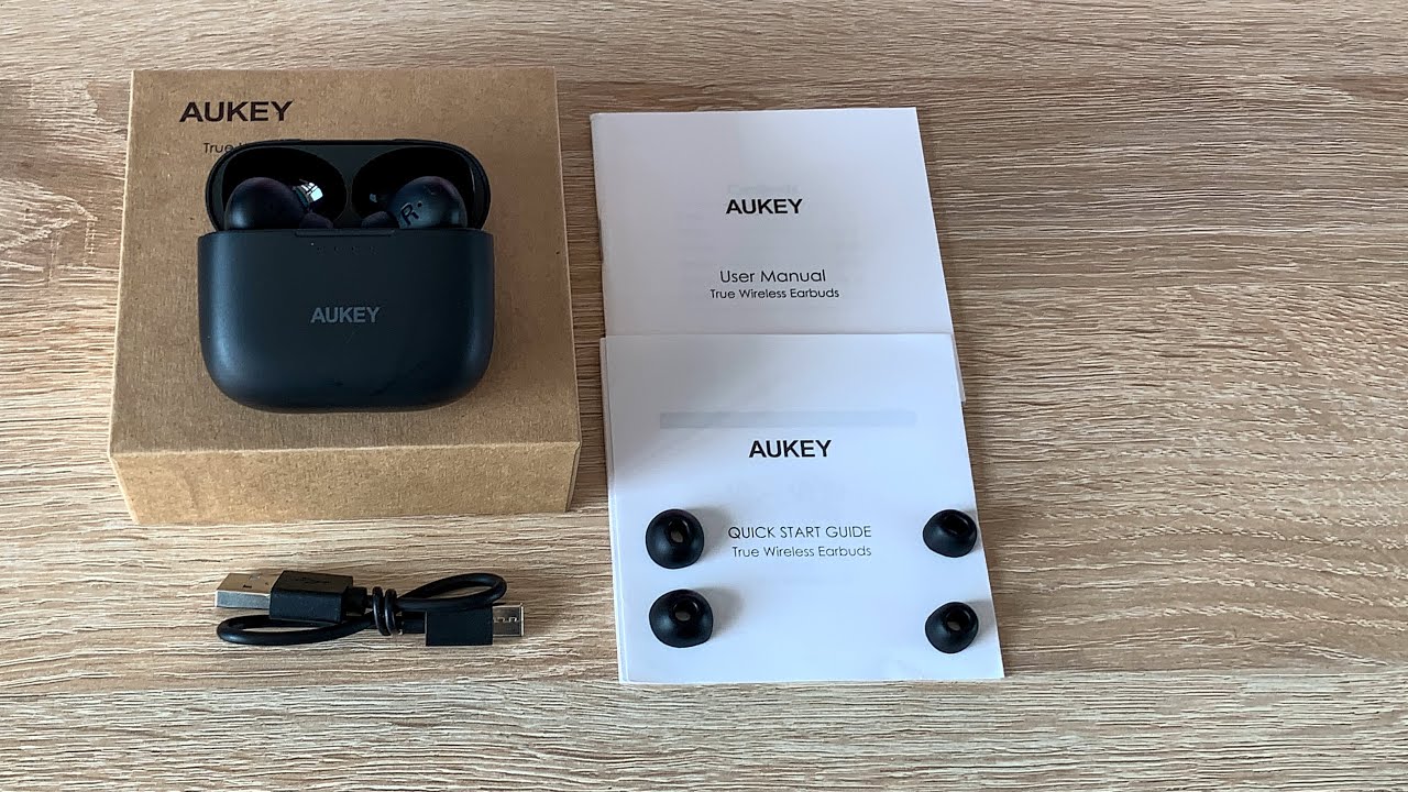Распаковка беспроводных наушников AUKEY EP-N5