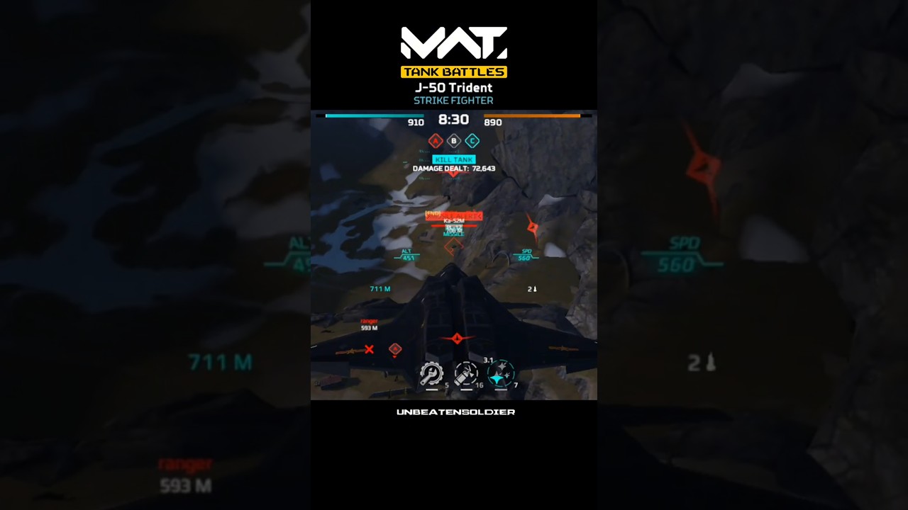 MWT : J-50 Trident Gameplay Part 1 || #shorts #mwttankbattles