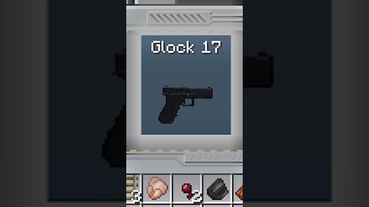 Я создал это оружие в Minecraft.