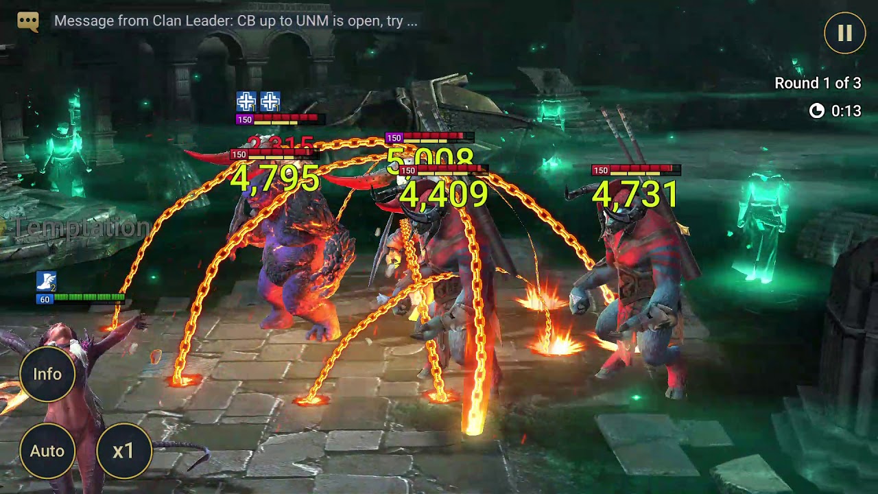 Raid  Shadow Legends Excruciator A2 bug.