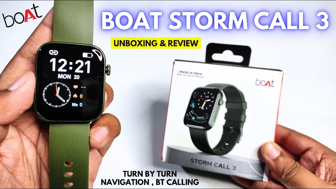 boAt Storm Call 3 With Navigation Feature🔥| Blutooth Calling,QR Code Tray | boAt Storm Call 3 Review