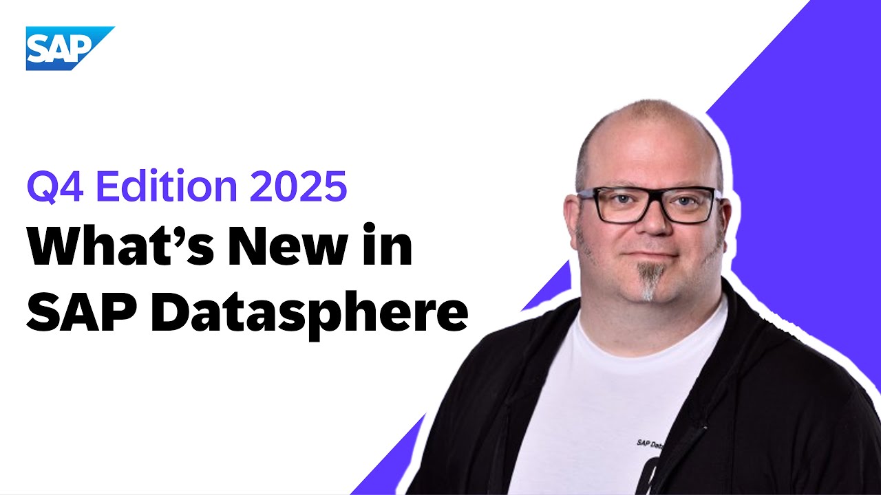 What’s New in SAP Datasphere | Q4 Edition 2025