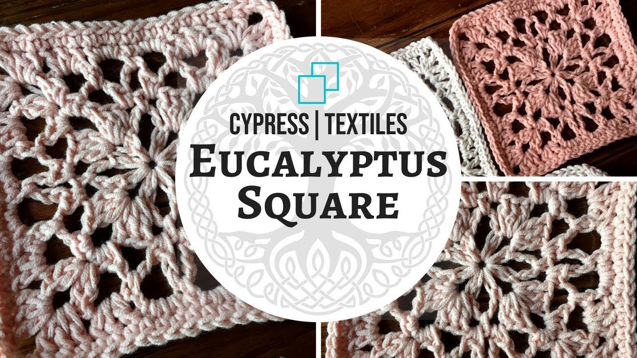 VVCAL 2018 Week 8 Crochet Motif - Eucalyptus Square