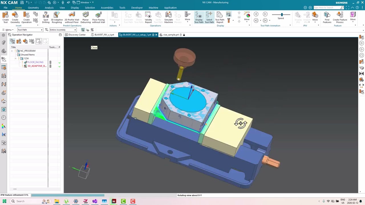 Basic NX CAM Programming | Programacao Basica no NX