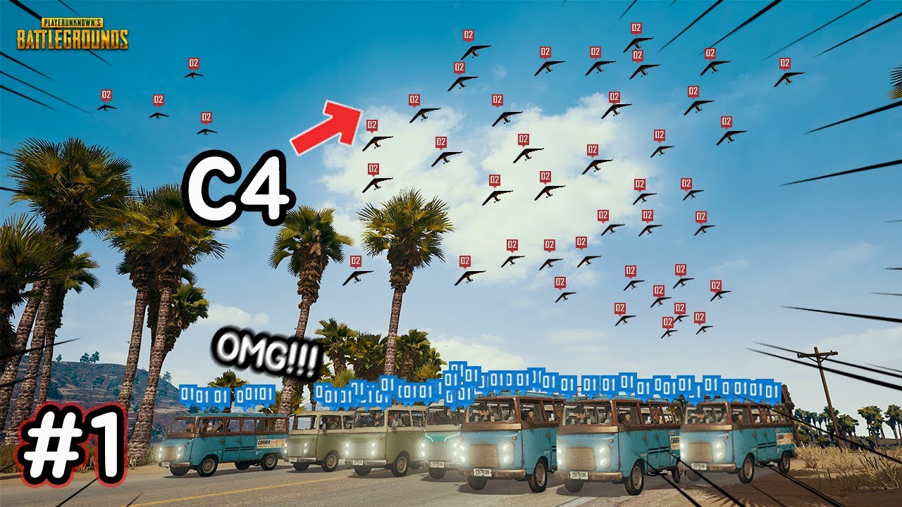 УХ ТЫ!! Атака с помощью C4 !! Битва BUS VS C4 !! [Война картелей, часть 1]