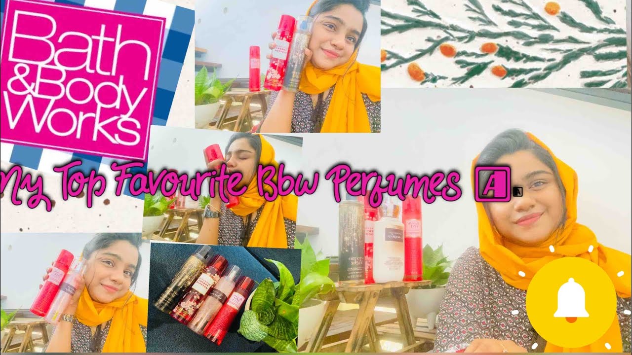 My Top favourite Bath and body works perfumes 😍| Ashna Niyas| #bathandbodyworks #youtube