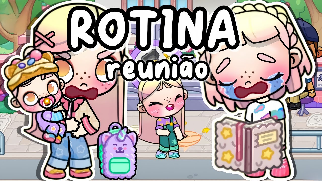 ROTINA REUNIÃO DE PAIS DAS CRIANÇAS 😬📚 | AVATAR WORLD ROTINAS E HISTÓRIAS