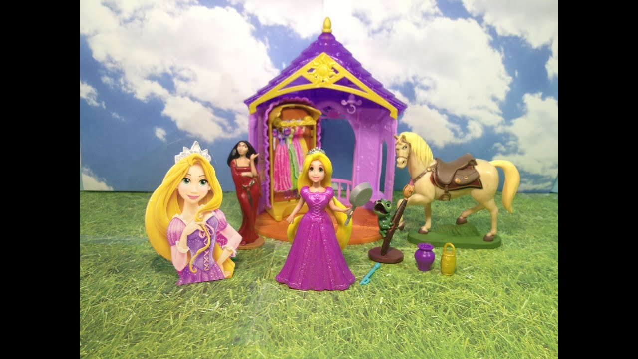 RAPUNZEL TANGLED'S  Princess Flip n Switch Castle Magiclp Playet Toy