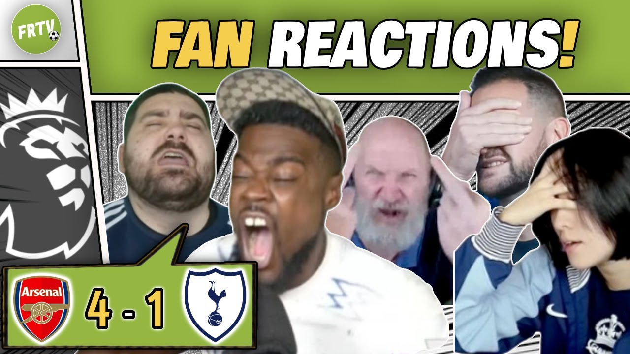 TOTTENHAM FANS MELTDOWN After HUMILIATING 4-1 LOSS vs ARSENAL! | NORTH LONDON DERBY REACTIONS