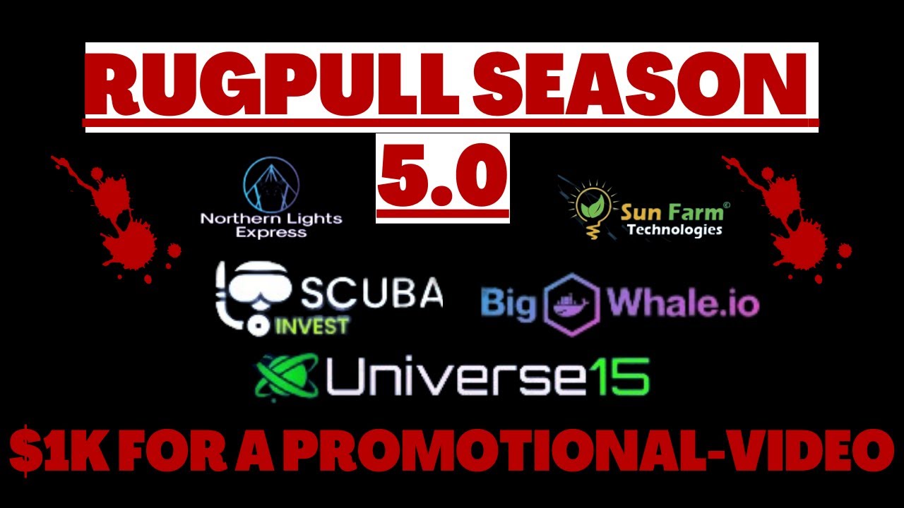 RUGPULL SEASON - $1000 TO PROMOTE AN OBVIOUS SCAM-PROJECT | CRYPTO DEFI 2023