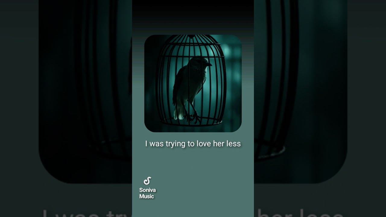 I was trying to love her less 