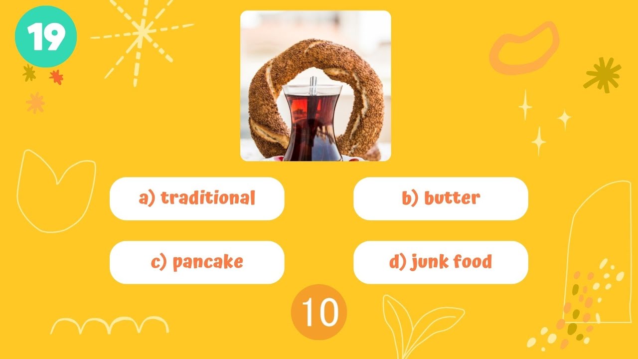 6. Sınıf İngilizce | 2. Ünite Yummy Breakfast Tamamı Resimli Kelime Testi