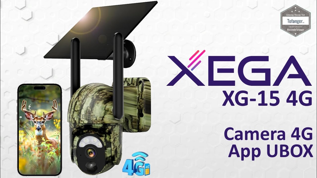 Камера Xega 4G LTE - XEGA XG-15-EU4G - Приложение UBOX - Камера Xega Trail - Распаковка