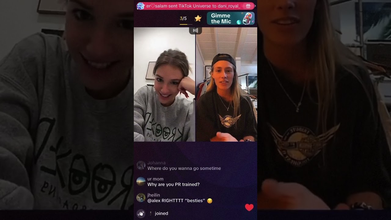 jayme aiden and sienna scibird tiktok live 1/8/23