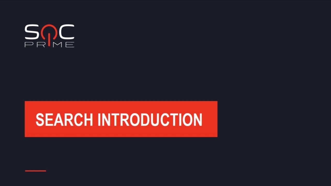 Start Page at Threat Detection Marketplace