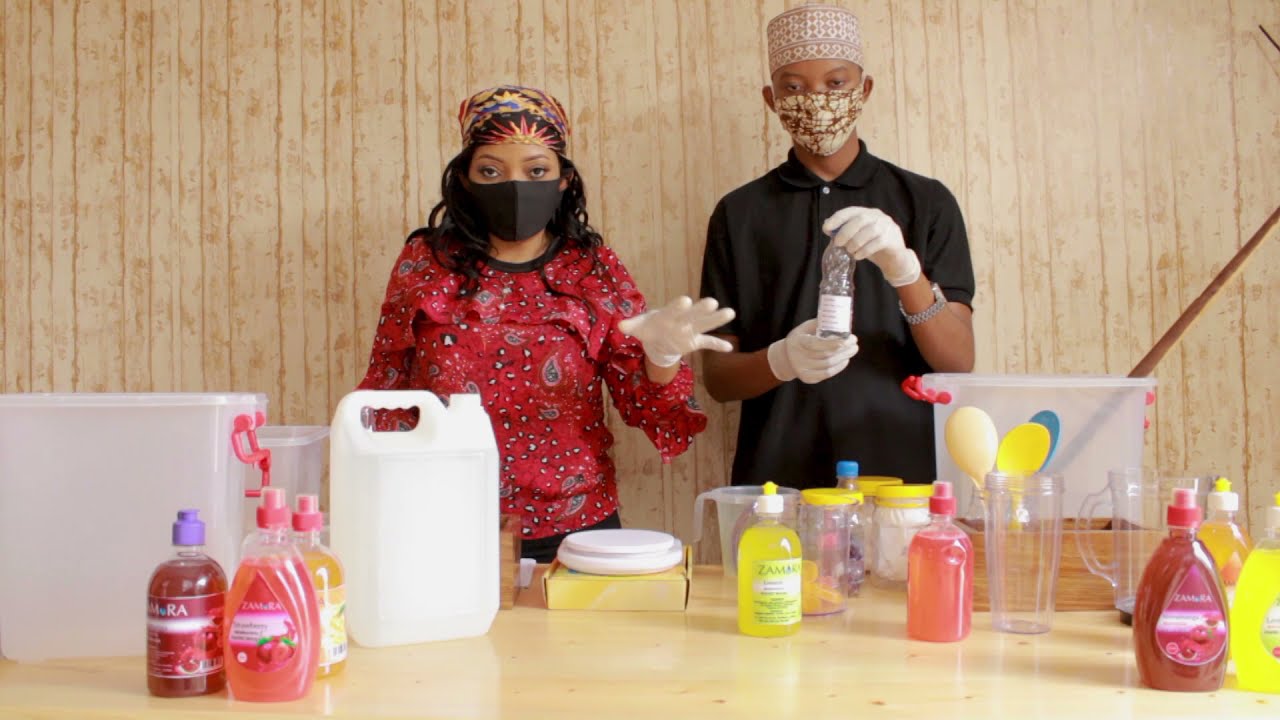 JIFUNZE KUTENGENEZA SABUNI YA MAJI  | MULTIPURPOSE SOAP