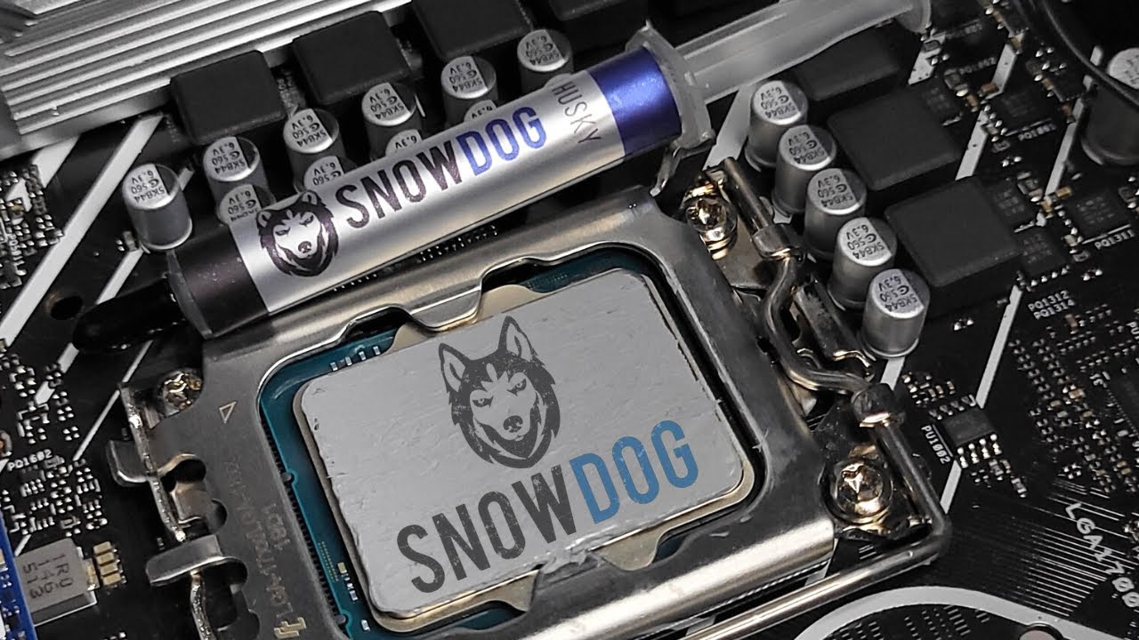 Pasta Térmica faz diferença? Teste SNOWDOG HUSKY em um PC que já está Frio
