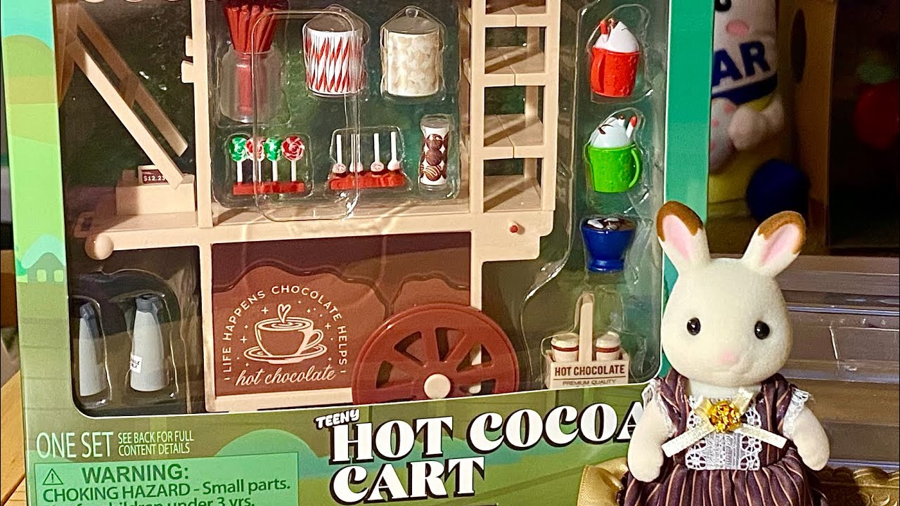 Hot Cocoa Cart, Teeny Tinies - Sylvanian Families, Calico Critters 