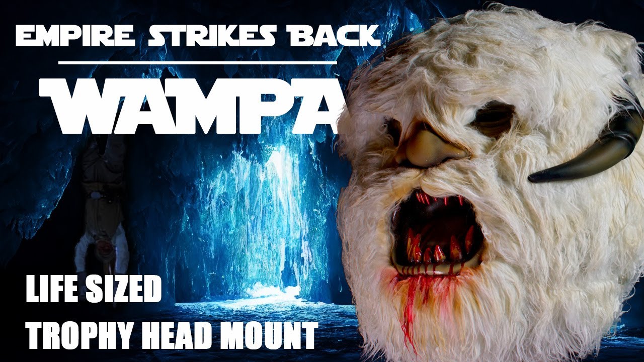 3D Printed Massive Life Sized Wampa Head | Star Wars | Empire Strikes Back #howto